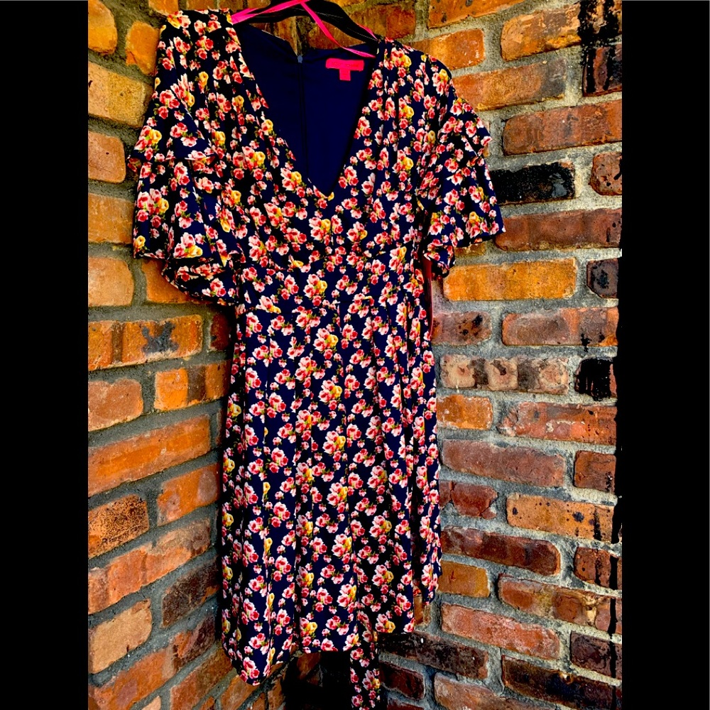 Betsey Johnson Floral ROMPER